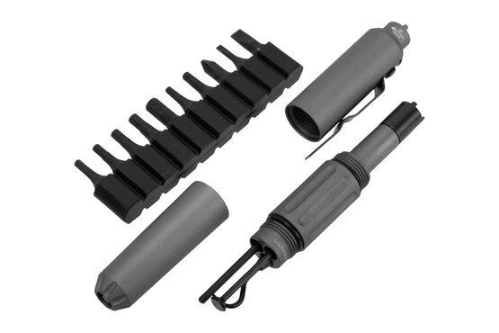 MultiTasker TWIST Multitool in Phantom Gray includes 10 hex bits